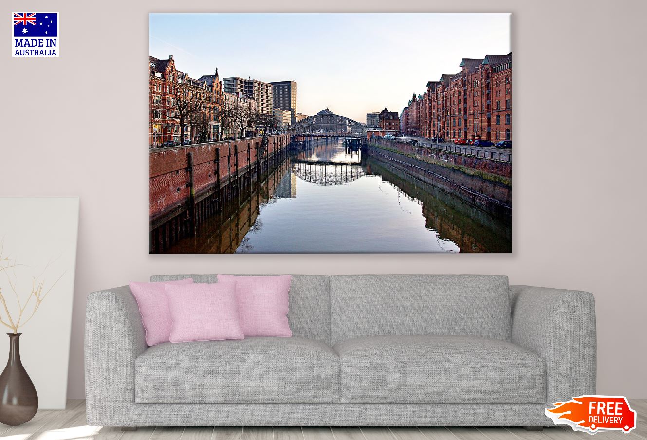 Hamburg Centrum Photograph Germany Print 100% Australian Made