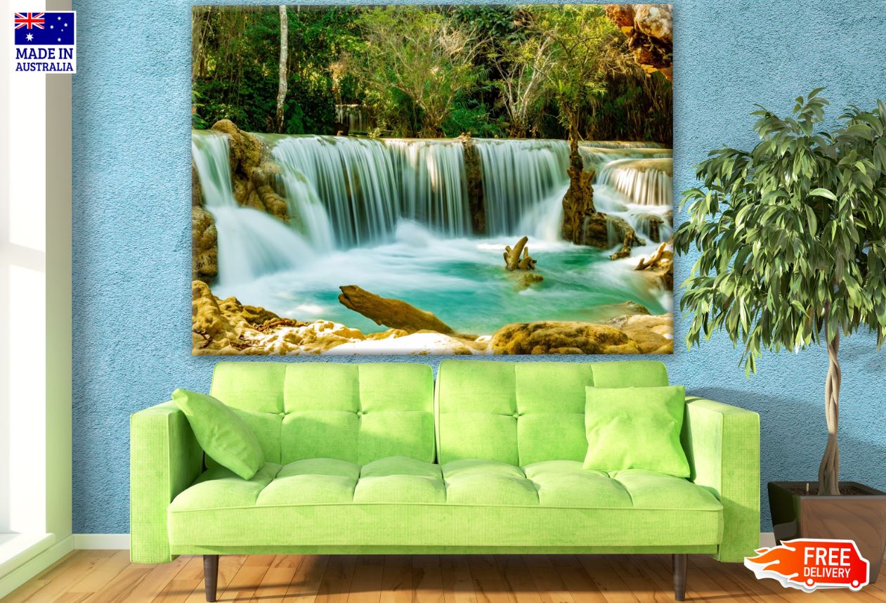 Stunning Water Stream in Forest Photograph Print 100% Australian Made