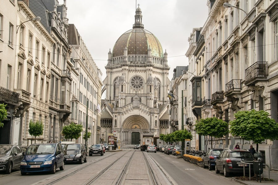 Saint Mary's Royal Church, Belgium Photograph Print 100% Australian Made