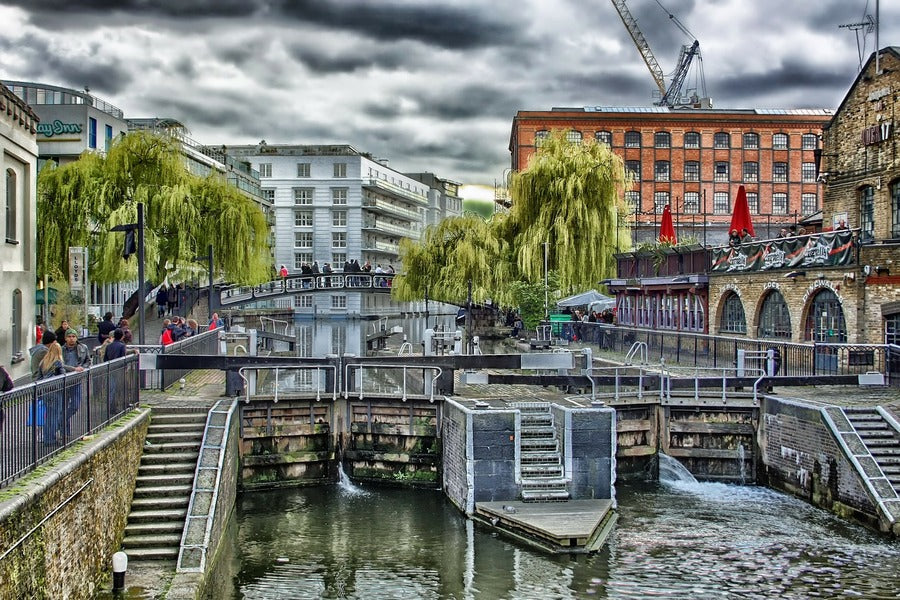 Regent's Canal in Camden Town Photograph, London Print 100% Australian Made