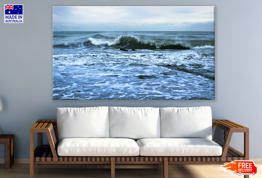 Sea Waves & Sky View Print 100% Australian Made