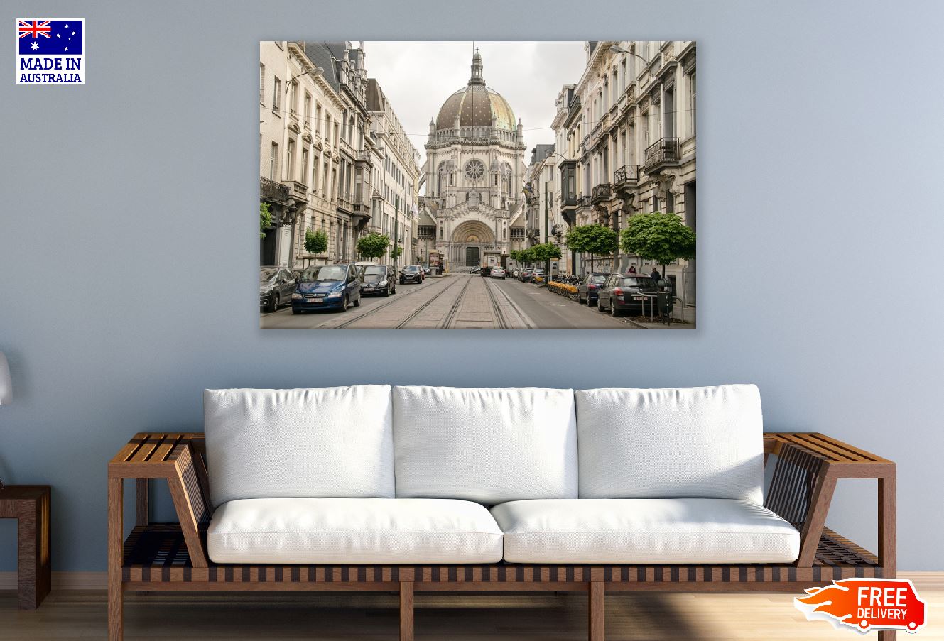 Saint Mary's Royal Church, Belgium Photograph Print 100% Australian Made