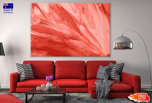Red Abstract Design Print 100% Australian Made