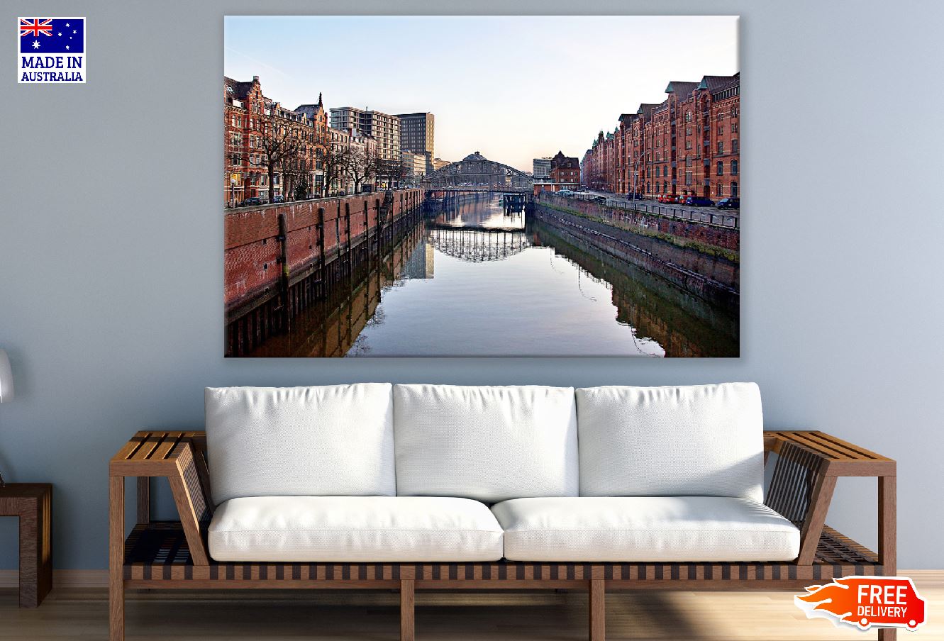 Hamburg Centrum Photograph Germany Print 100% Australian Made