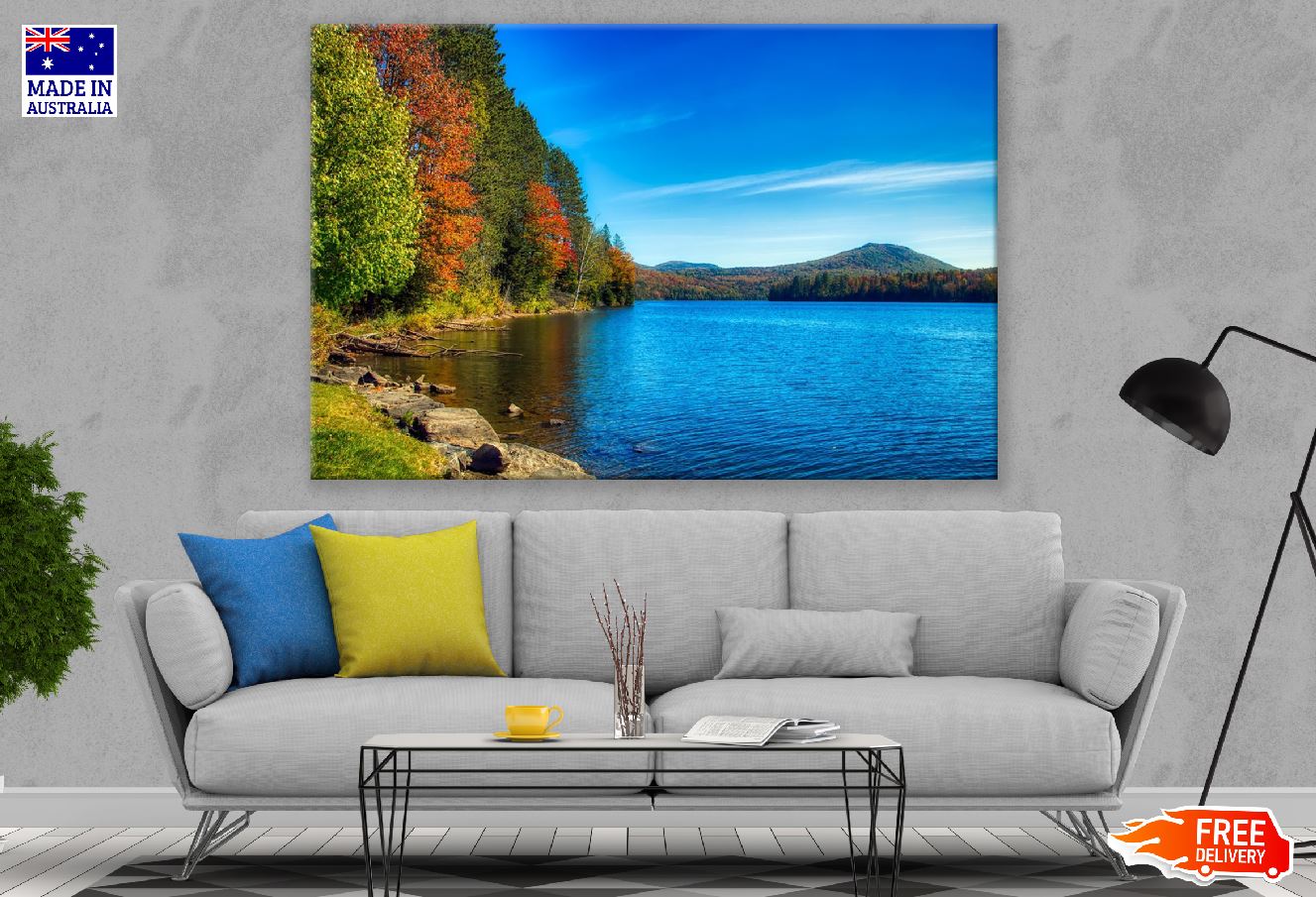 Autumn Molly's Falls Pond State Park Photograph Print 100% Australian Made