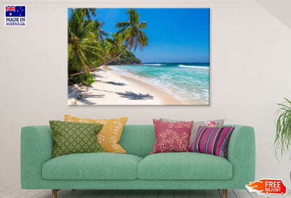Sea & Palm Trees Jamaica Island Photograph Print 100% Australian Made