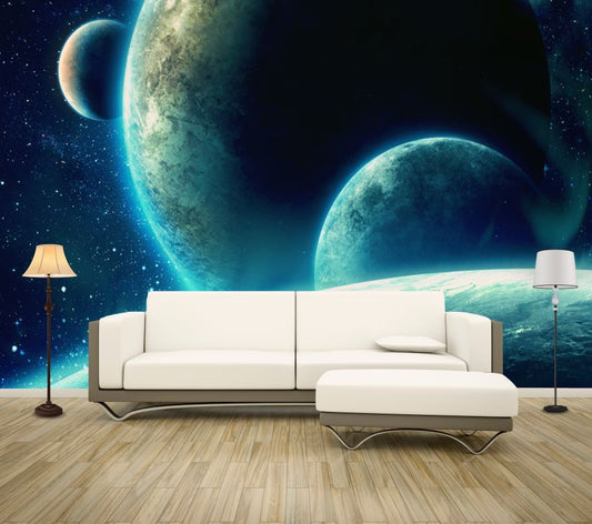 Wallpaper Murals Peel and Stick Removable Planets High Quality