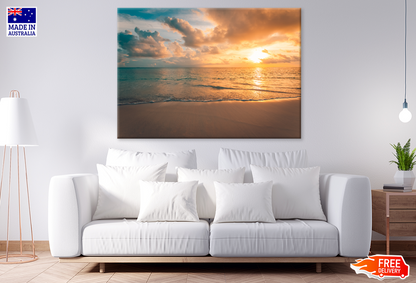 Sea Sunset Scenery View Photograph Print 100% Australian Made