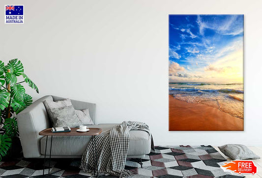 Sunflare over Tropical Beach in Thailand Print 100% Australian Made