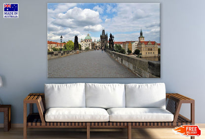 Charles Bridge & Vltava River in Prague Photograph Print 100% Australian Made