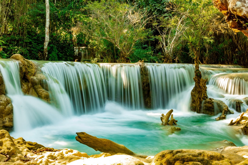 Waterfall Scenery Photograph Home Decor Premium Quality Poster Print Choose Your Sizes