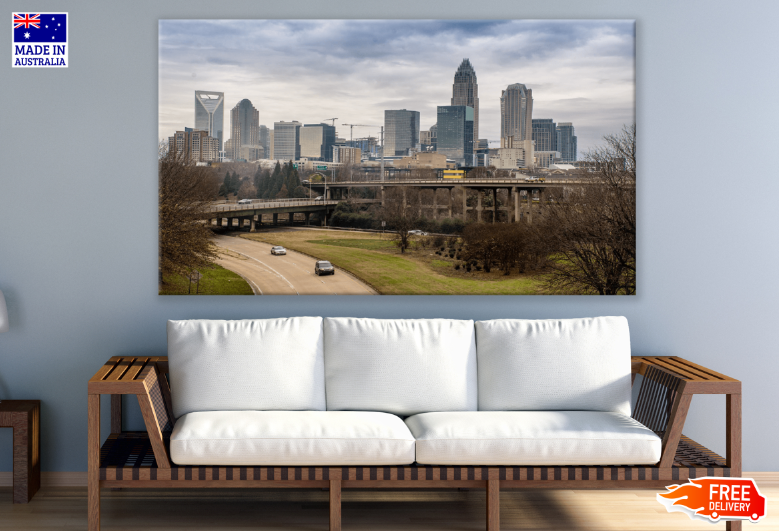 City & Bridge Way View Print 100% Australian Made