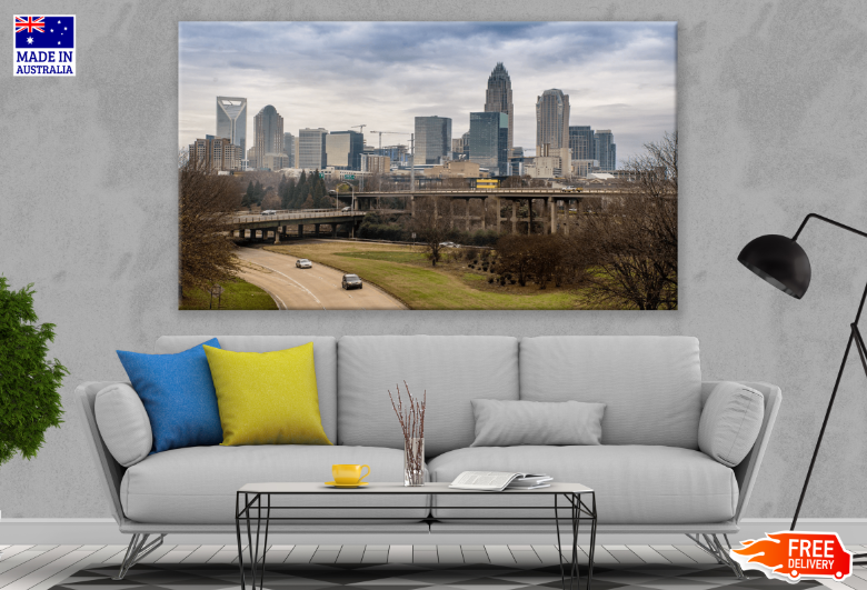 City & Bridge Way View Print 100% Australian Made
