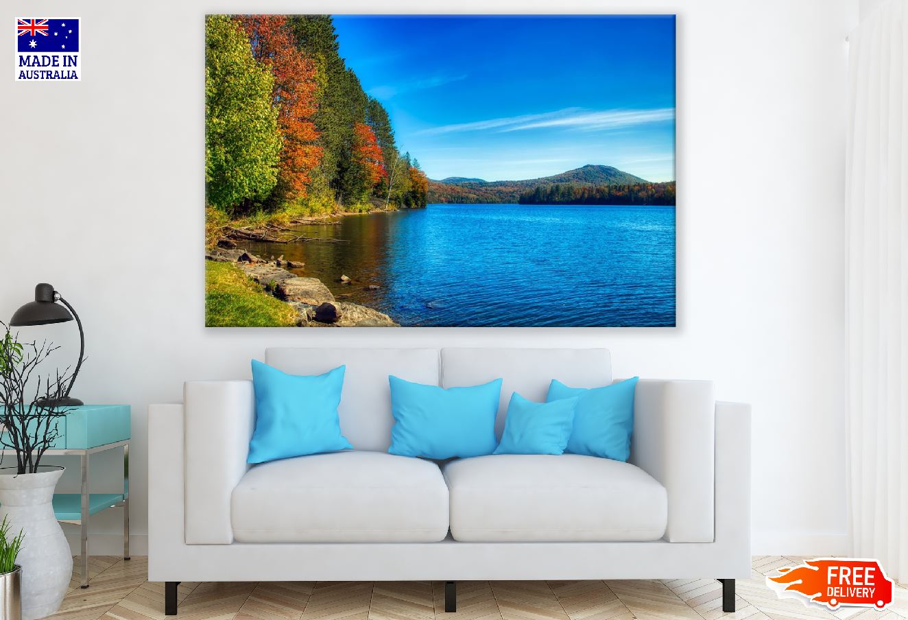 Autumn Molly's Falls Pond State Park Photograph Print 100% Australian Made