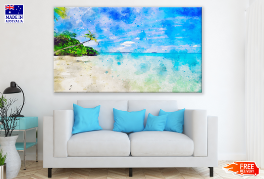 Sea Sky View Abstract Design Photograph Print 100% Australian Made