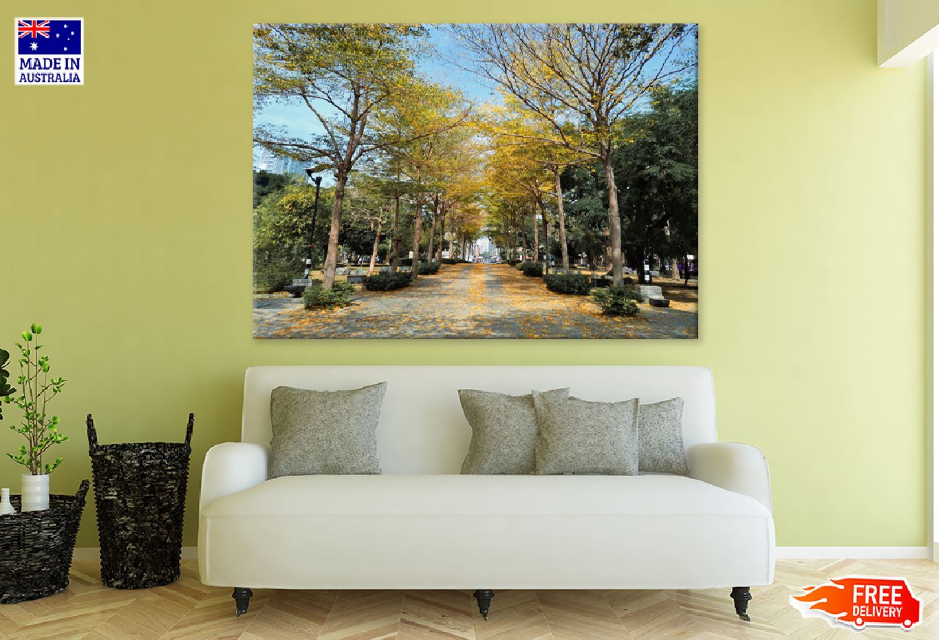 Old Trees Avenue Park Photograph Print 100% Australian Made