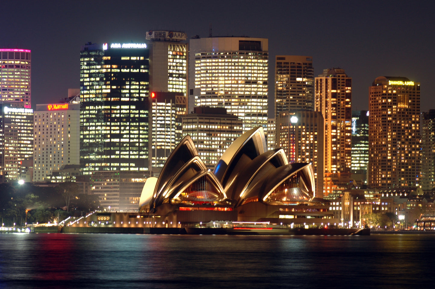 Opera House Night City Photograph View Print 100% Australian Made