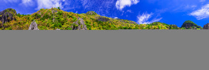Panoramic Canvas El Nido Palawan Sea View Photograph High Quality 100% Australian Made Wall Canvas Print Ready to Hang