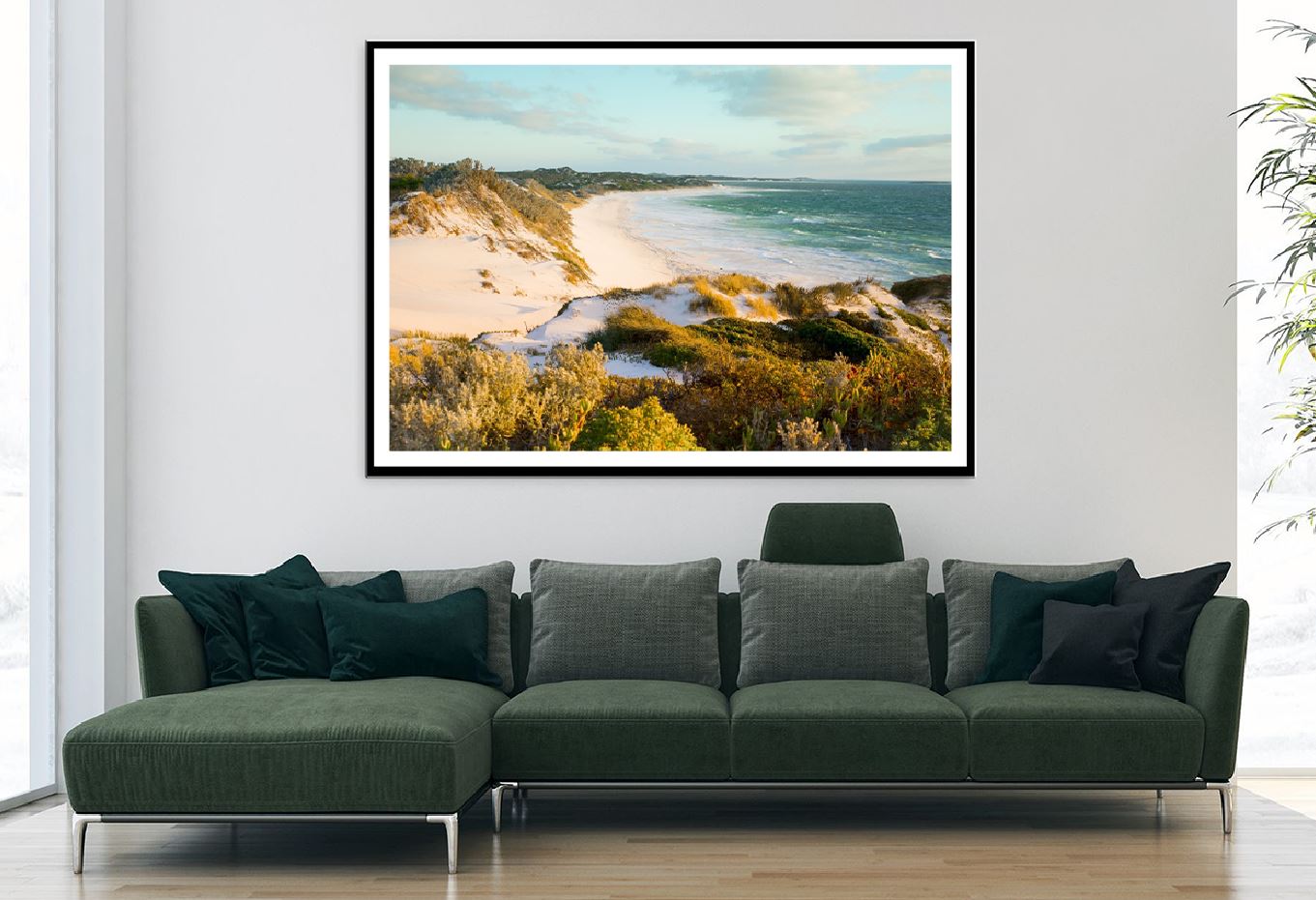 Australia Beach Sand Dunes View Photograph Home Decor Premium Quality Poster Print Choose Your Sizes