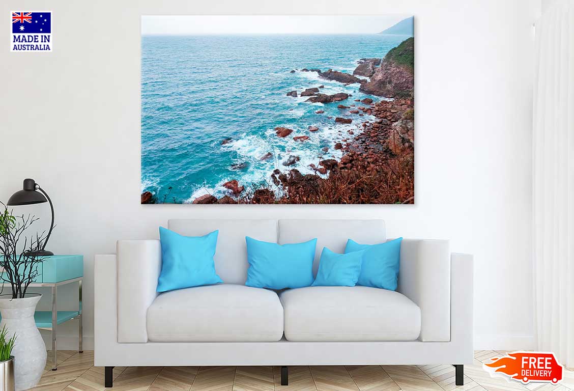 Beach Shenzhen Shore & Blue Sky Photograph Print 100% Australian Made