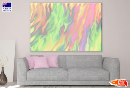 Pink Green Abstract Design Print 100% Australian Made