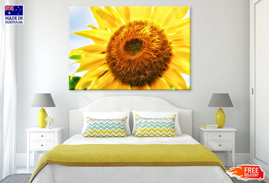Sunflower Digital Art Design Print 100% Australian Made