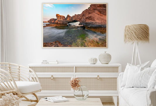 Stone Arch & Nahsholim Beach View Photograph Home Decor Premium Quality Poster Print Choose Your Sizes