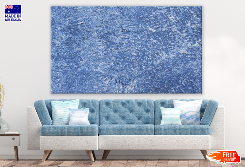 Blue Abstract Design Print 100% Australian Made
