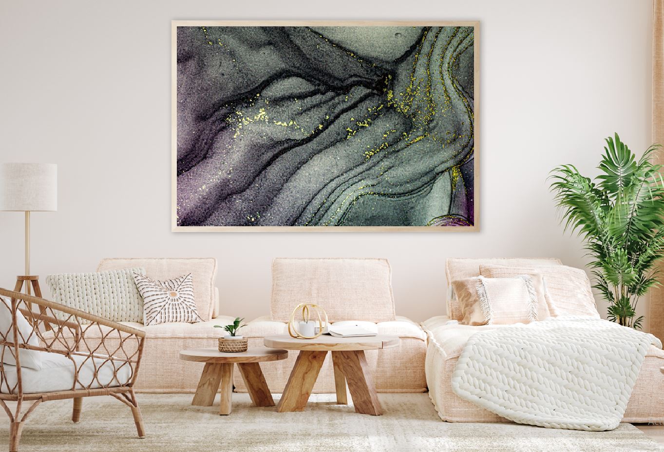 Grey & Black Gold Splash Abstract Design Home Decor Premium Quality Poster Print Choose Your Sizes