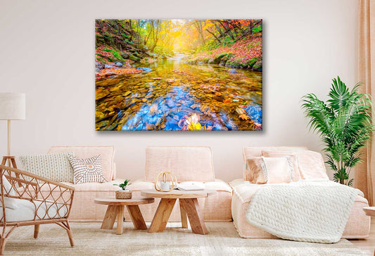 Bella Home Bangtaesan Mountain Autumn Print Canvas Ready to hang