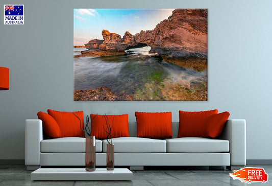 Stone Arch & Nahsholim Beach View Photograph Print 100% Australian Made