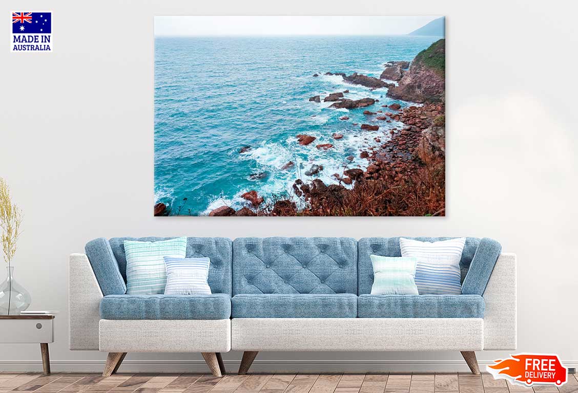 Beach Shenzhen Shore & Blue Sky Photograph Print 100% Australian Made