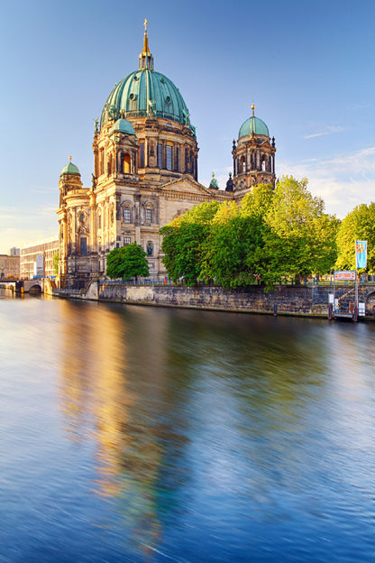 Berlin Cathedral Dome Lake View Photograph Home Decor Premium Quality Poster Print Choose Your Sizes