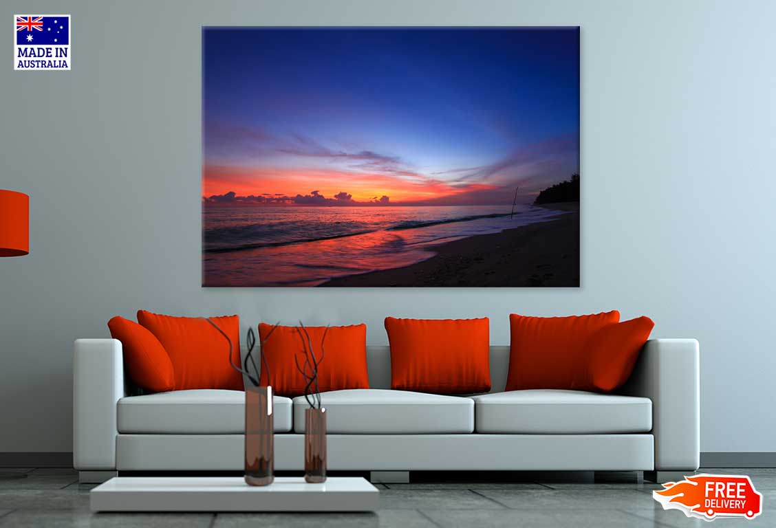 Sunrise on Sea Scenery Photograph Print 100% Australian Made