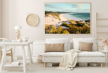 Australia Beach Sand Dunes View Photograph Home Decor Premium Quality Poster Print Choose Your Sizes