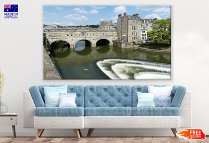 Pulteney Bridge Over River Print 100% Australian Made