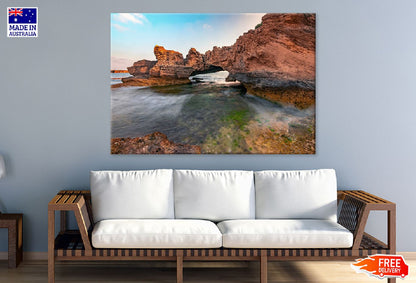 Stone Arch & Nahsholim Beach View Photograph Print 100% Australian Made