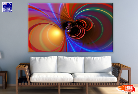Colorful Abstract Design Print 100% Australian Made