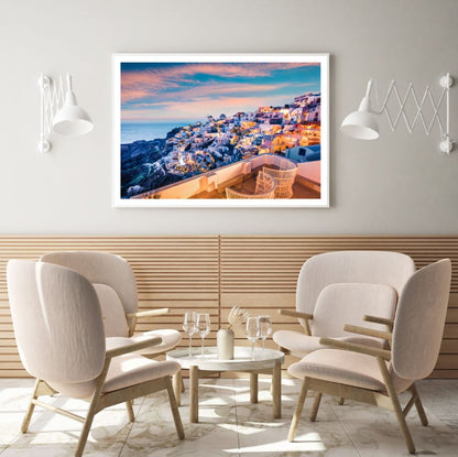 City Sunset Scenery Photograph Home Decor Premium Quality Poster Print Choose Your Sizes