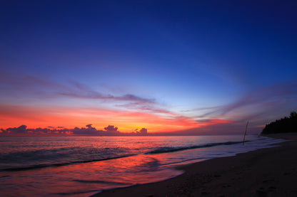 Sunrise on Sea Scenery Photograph Print 100% Australian Made