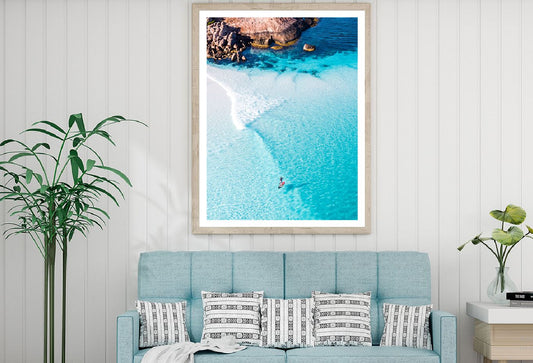 Paddle Board at Whartons Beach Photograph Home Decor Premium Quality Poster Print Choose Your Sizes