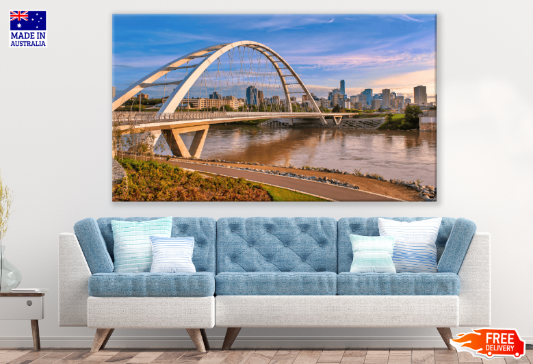 Walterdale Bridge In Edmonton Print 100% Australian Made