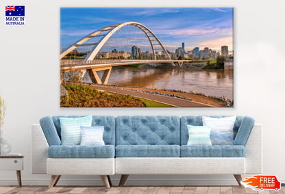 Walterdale Bridge In Edmonton Print 100% Australian Made