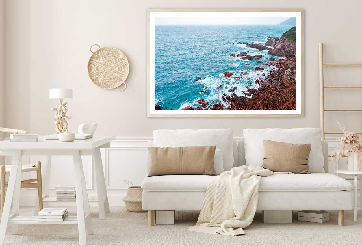 Beach Shenzhen Shore & Blue Sky View Photograph Home Decor Premium Quality Poster Print Choose Your Sizes
