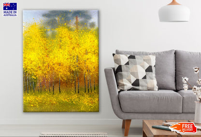 Autumn Tree Forest Watercolor Painting Print 100% Australian Made