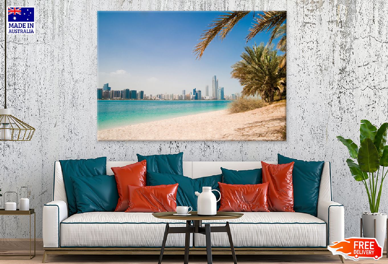 Metropolis on Gulf Coast Photograph in UAE Print 100% Australian Made