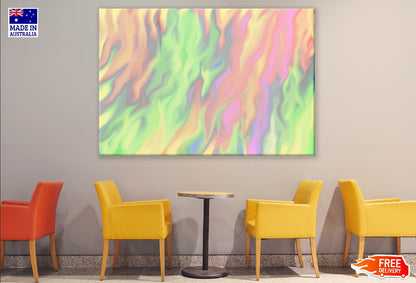 Pink Green Abstract Design Print 100% Australian Made