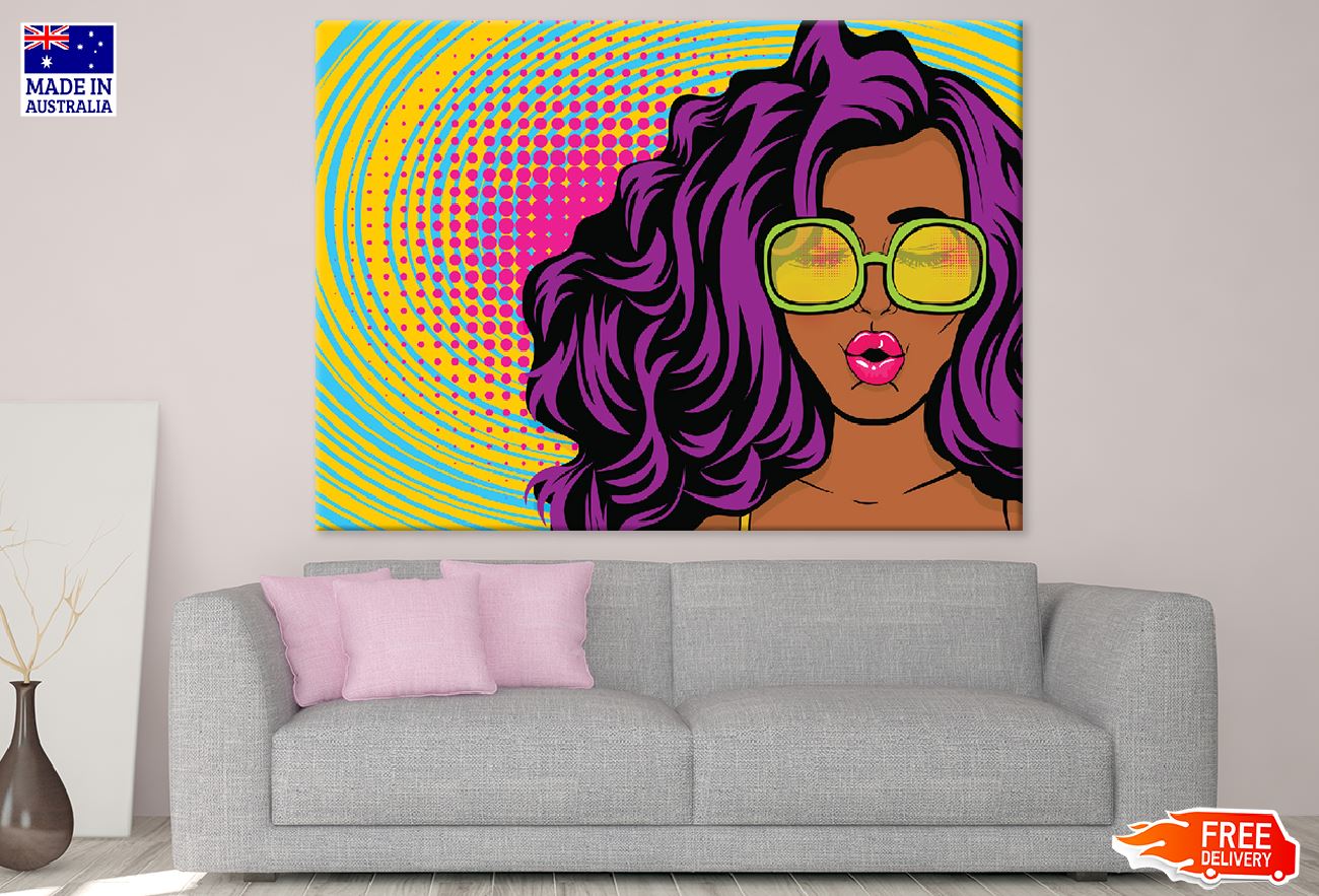 Girl with Sunglasses Illustration Print 100% Australian Made