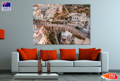 Polignano Mare Town Cityscape View Photograph Print 100% Australian Made