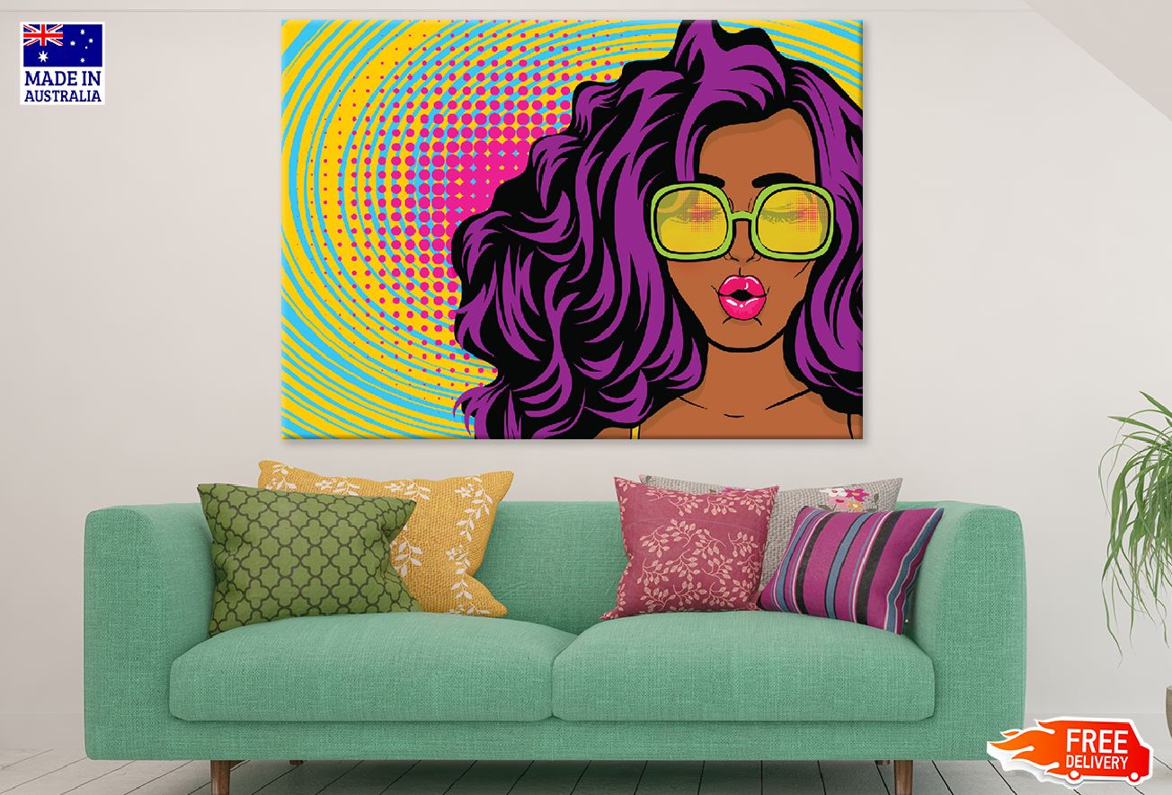 Girl with Sunglasses Illustration Print 100% Australian Made